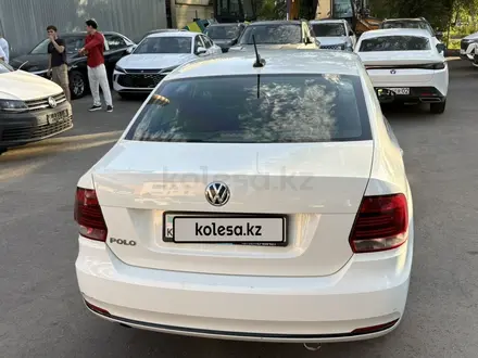 Volkswagen Polo 2019 года за 5 500 000 тг. в Алматы – фото 8