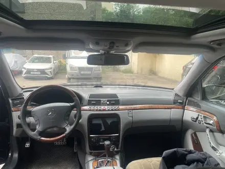 Mercedes-Benz S 500 2002 года за 3 600 000 тг. в Алматы – фото 14