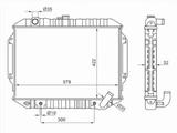 Радиатор охлаждения двигателяүшін100 650 тг. в Талдыкорган