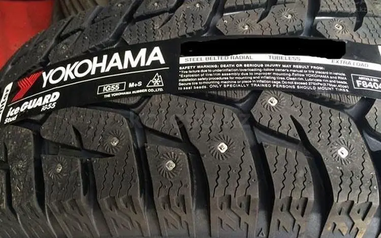 Yokohama 235/55R18 Ice Guard IG55 (шип)үшін71 000 тг. в Алматы