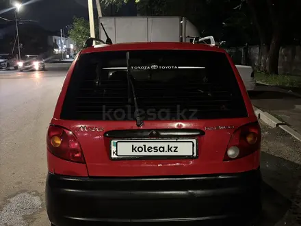 Daewoo Matiz 2002 года за 700 000 тг. в Алматы – фото 3