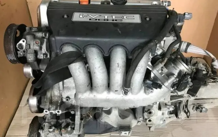 Двигатель (двс, мотор) к24 Honda Cr-v (хонда ср-в) 2, 4л за 349 990 тг. в Алматы