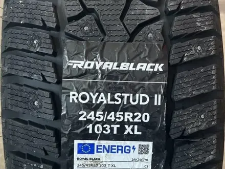 Зимние шипованные шины Royalblack 245 45 20, 2024 г. В. — за 350 000 тг. в Караганда