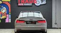 Audi A6 2022 года за 18 295 000 тг. в Алматы – фото 5