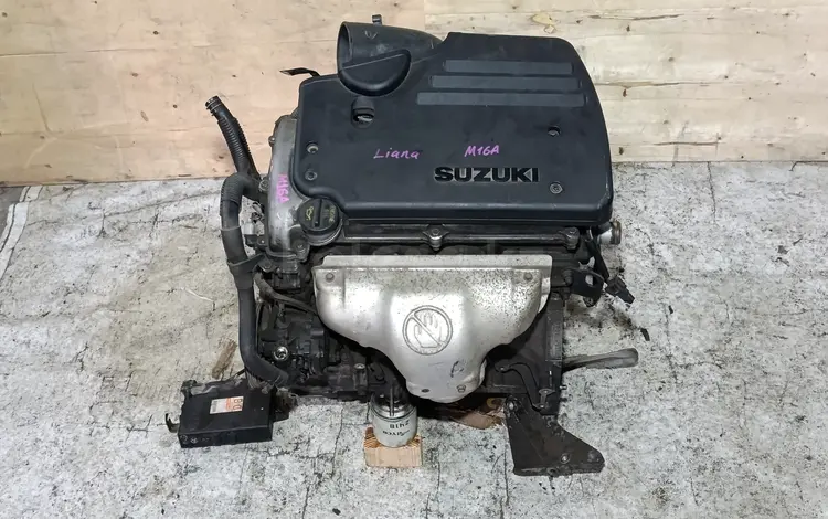 Двигатель M16A M16 A 1.6 Suzuki Liana 01-07г Сузуки Лиана М16А за 400 000 тг. в Караганда