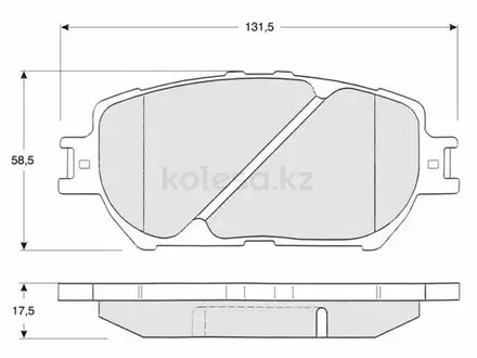 Колодки передние Toyota Camry (V30) (01-06) / за 6 000 тг. в Алматы – фото 3