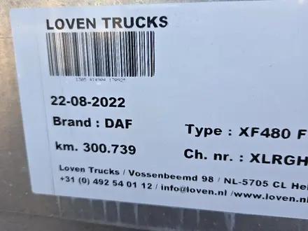 DAF  XF 2022 года за 40 500 000 тг. в Павлодар – фото 2