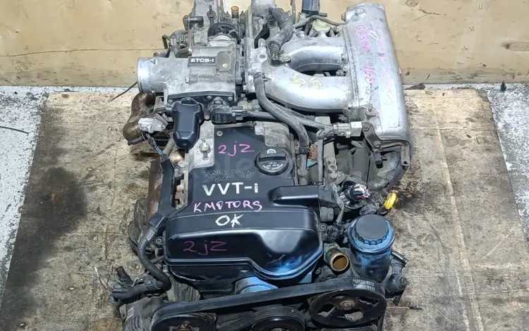 Двигатель 2JZ-GE 2JZ GE VVTi 3.0 Lexus GS300 Toyota Aristo Mark 2 за 680 000 тг. в Караганда