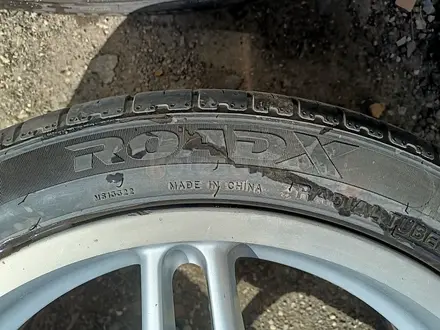 Шины 245/40 R18 — "RoadX" (Китай), летние. Две шины в отличном со за 80 000 тг. в Астана – фото 11