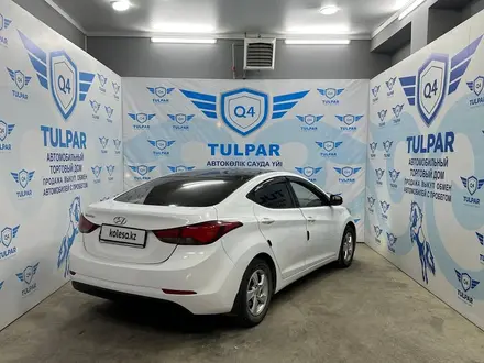 Hyundai Elantra 2015 года за 6 690 000 тг. в Тараз – фото 8