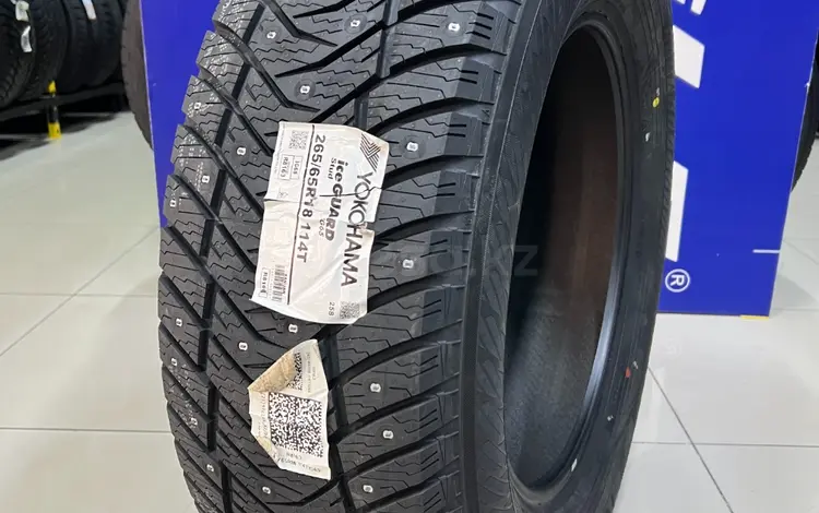 265/65R18 114T Yokohama 2024 Ice Guard IG65үшін95 500 тг. в Алматы