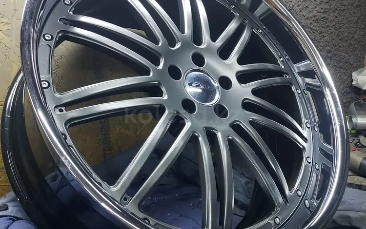 R22 Кованные диски, РазноШирокие, крепёж 5/112 за 320 000 тг. в Алматы