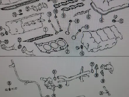 Ремкомплект двигателя тойота за 45 000 тг. в Алматы – фото 100