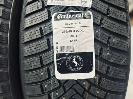 Continental IceContact 3 275/40 R22 и 315/35 R22 107T за 2 200 000 тг. в Астана – фото 3