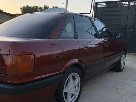 Audi 80 1991 года за 1 000 000 тг. в Тараз – фото 5