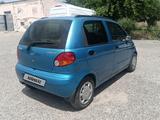 Daewoo Matiz 1999 года за 850 000 тг. в Шымкент – фото 4