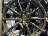 Бронзовые диски R17 Wheel Force 5x114.3 за 223 000 тг. в Астана – фото 2