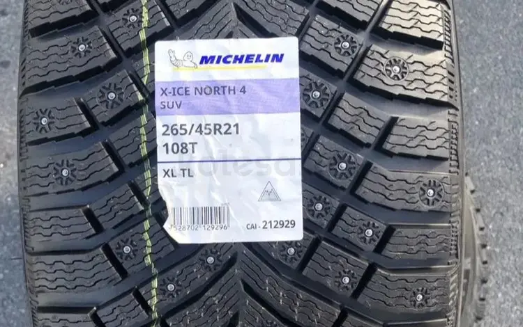 Michelin X-Ice North 4 SUV 265/45 R21 Michelin X-ICE North 4 SUV — зимние ш за 550 000 тг. в Семей