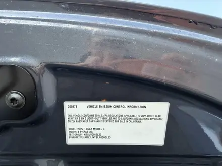 Tesla Model 3 2022 года за 12 000 000 тг. в Алматы – фото 35