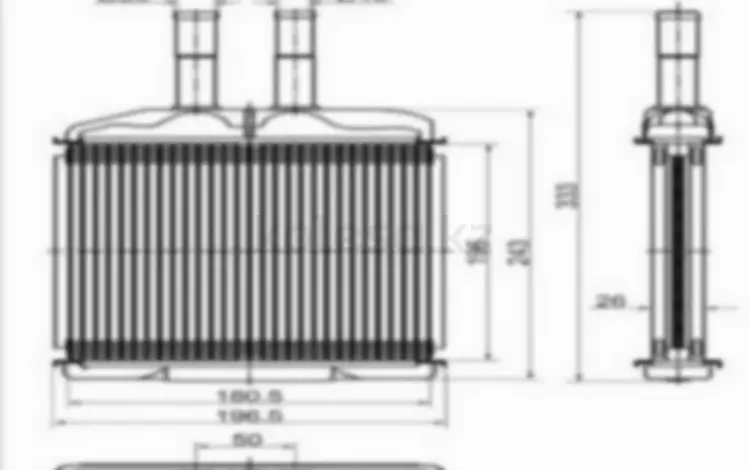 Радиатор отопителя салонаfor8 800 тг. в Алматы