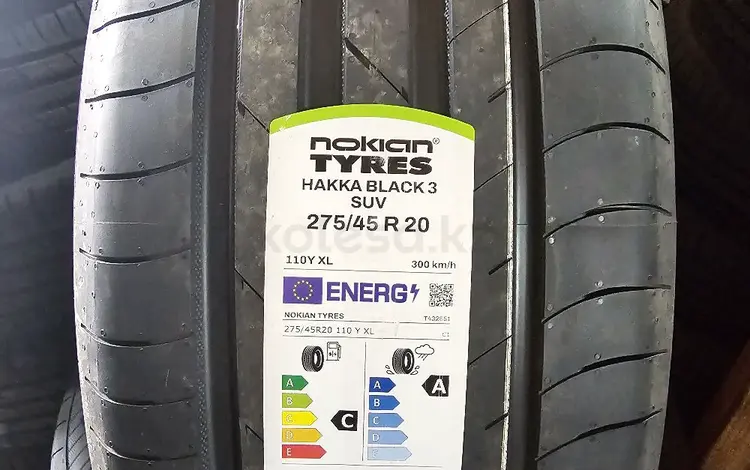 275/45 R20 NOKIAN 2026 год ФИНЛЯНДИЯ ОРИГИНАЛ НОВЫЕ ЛЕТНИЕ за 120 000 тг. в Алматы