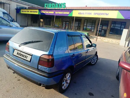 Volkswagen Golf 1994 года за 1 800 000 тг. в Тараз – фото 6