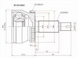 Шрус (Спереди/Слева/Наруж) Hyundai Sonata 17-19/Kia Optima 18-21үшін12 900 тг. в Кокшетау