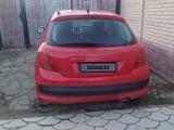 Peugeot 207 2007 года за 1 800 000 тг. в Тараз – фото 2