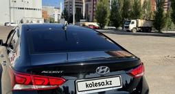 Hyundai Accent 2018 года за 7 600 000 тг. в Астана – фото 3