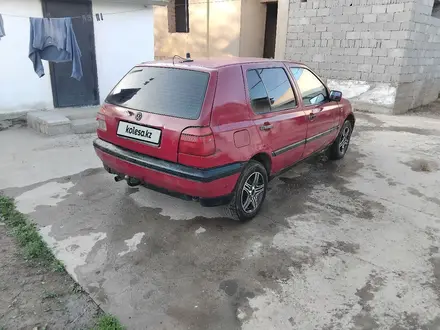 Volkswagen Golf 1993 года за 750 000 тг. в Тараз – фото 3