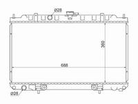 Радиатор Двигателя за 23 500 тг. в Шымкент