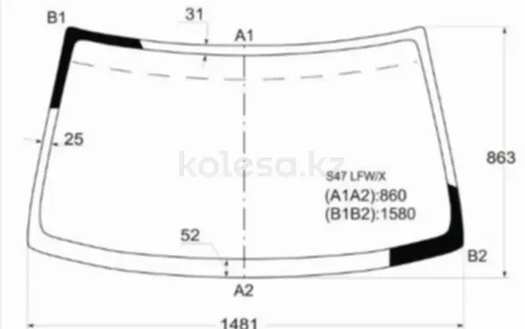 Стекло лобовое за 24 650 тг. в Павлодар