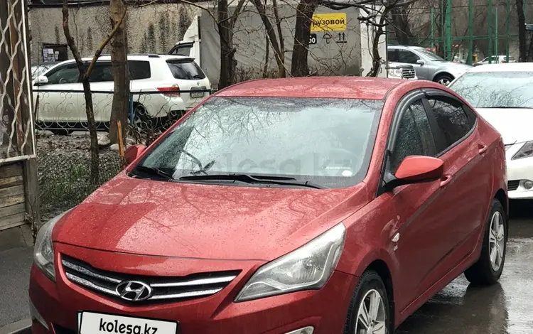 Hyundai Accent 2015 годаүшін5 950 000 тг. в Алматы