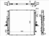 Радиатор Двигателя за 45 900 тг. в Алматы