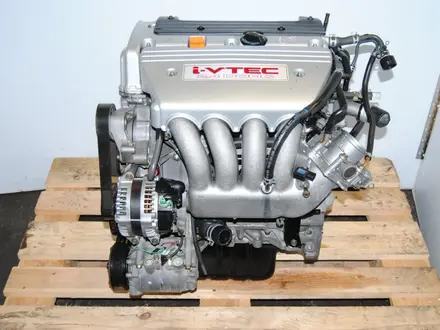 Мотор К24 Двигатель Honda CR-V (хонда СРВ) двигатель 2, 4 литра Привозные Я за 97 600 тг. в Алматы