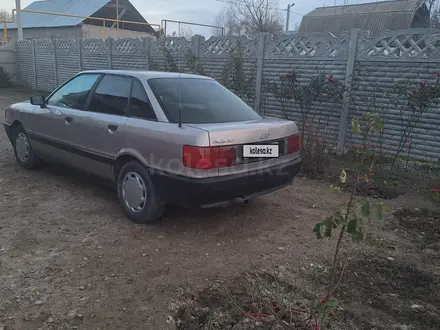 Audi 80 1990 года за 850 000 тг. в Тараз – фото 4