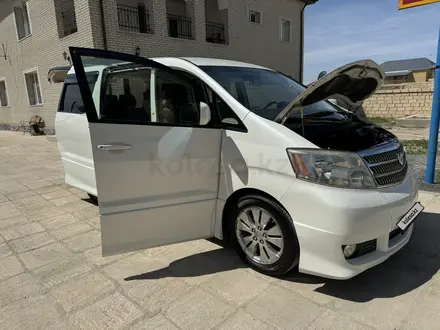 Toyota Alphard 2004 года за 7 500 000 тг. в Жанаозен – фото 9