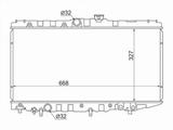 Радиатор охлаждения двигателя за 22 650 тг. в Талдыкорган