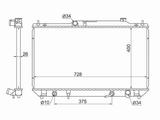 Радиатор двигателя за 29 250 тг. в Алматы