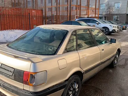Audi 90 1991 года за 600 000 тг. в Астана – фото 5
