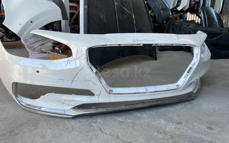 Hyundai Grandeur 2017-2020 передний бампер в сборе за 140 000 тг. в Алматы