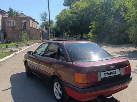 Audi 80 1990 года за 750 000 тг. в Усть-Каменогорск – фото 4