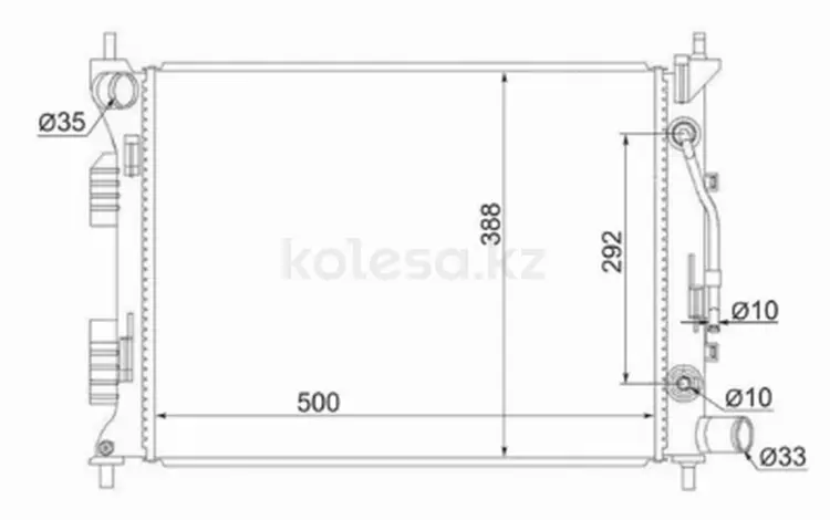 Радиатор за 22 900 тг. в Алматы