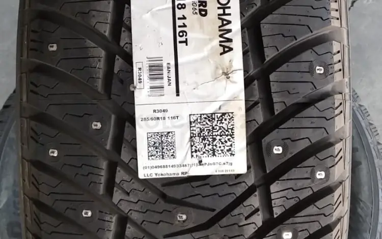 Шины Yokohama 285/60R18 Ice Guard IG65 (шип) за 95 000 тг. в Алматы
