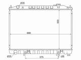 Радиатор Двигателя за 29 800 тг. в Алматы