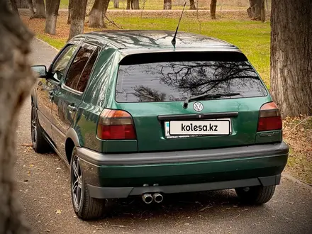 Volkswagen Golf 1996 года за 1 800 000 тг. в Тараз – фото 11