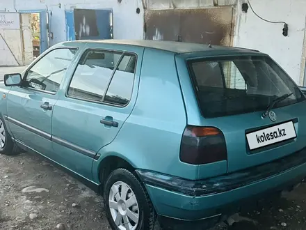 Volkswagen Golf 1993 года за 1 100 000 тг. в Тараз – фото 2