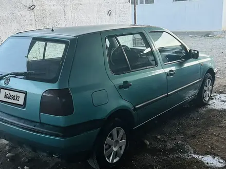 Volkswagen Golf 1993 года за 1 100 000 тг. в Тараз – фото 3