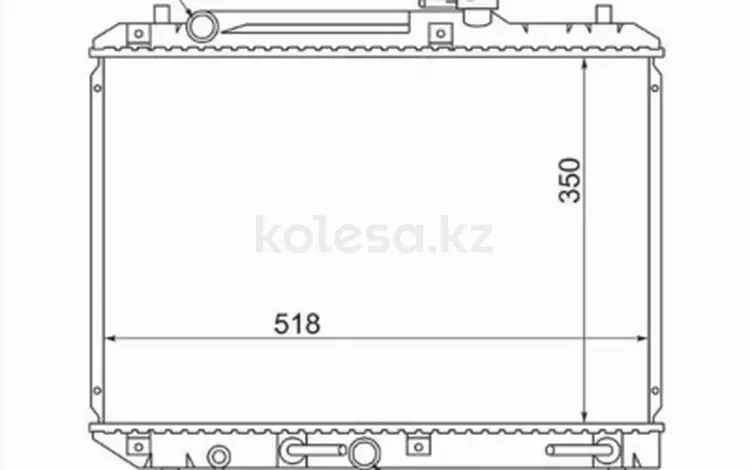 Радиатор охлаждения двигателя за 24 100 тг. в Караганда
