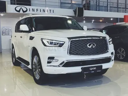 Infiniti QX80 Luxe 2021 года за 57 700 000 тг. в Риддер – фото 4